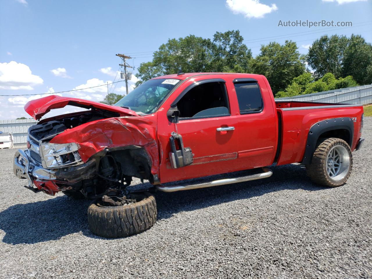 2012 Chevrolet Silverado K1500 Lt Red vin: 1GCRKSE7XCZ226842