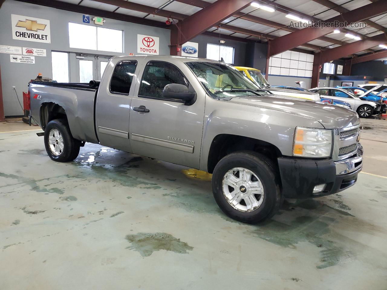 2012 Chevrolet Silverado K1500 Lt Gray vin: 1GCRKSE7XCZ230955