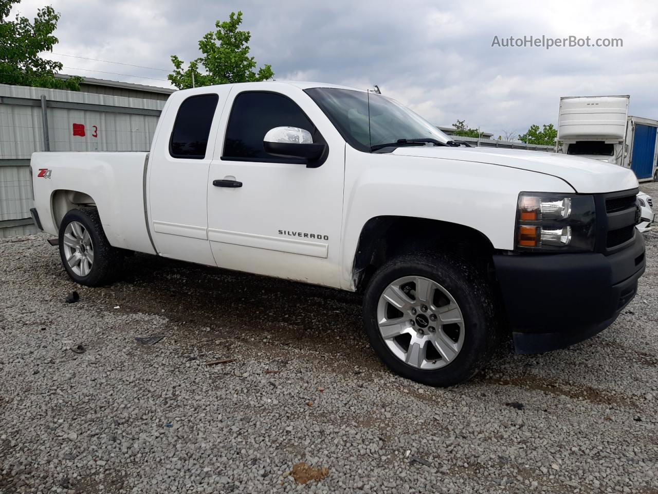 2012 Chevrolet Silverado K1500 Lt White vin: 1GCRKSE7XCZ294140