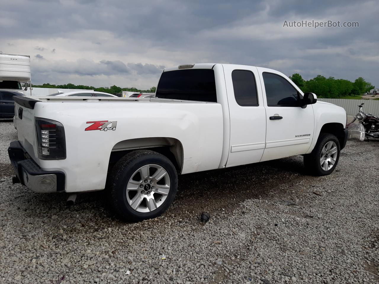 2012 Chevrolet Silverado K1500 Lt White vin: 1GCRKSE7XCZ294140