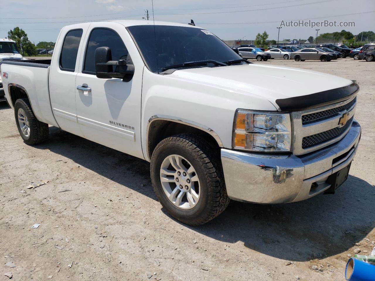 2012 Chevrolet Silverado K1500 Lt White vin: 1GCRKSE7XCZ316413