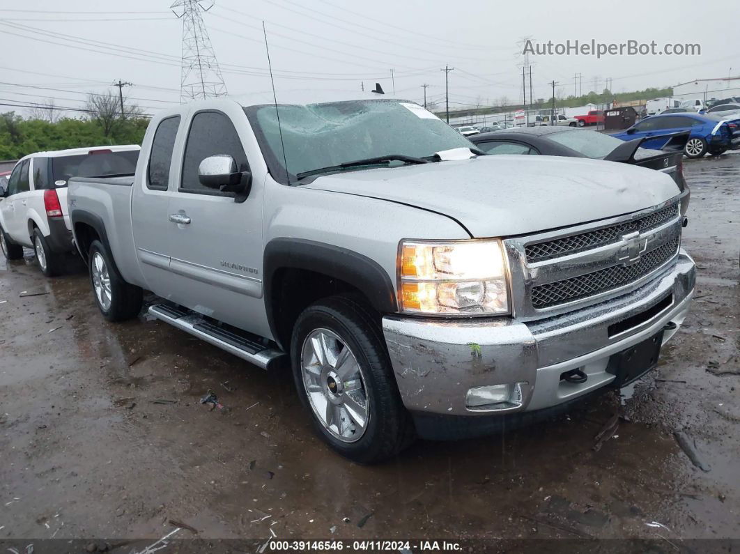 2013 Chevrolet Silverado 1500 Lt Silver vin: 1GCRKSE7XDZ173481