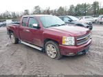 2013 Chevrolet Silverado 1500 Ltz Maroon vin: 1GCRKTE73DZ260919