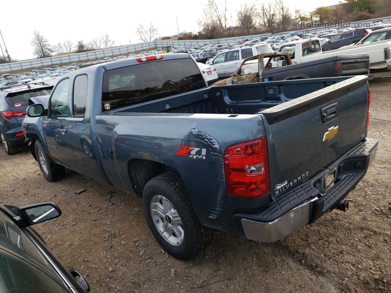 2013 Chevrolet Silverado K1500 Ltz Gray vin: 1GCRKTE73DZ323629