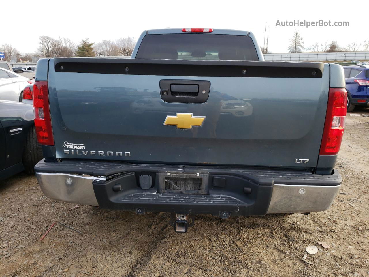 2013 Chevrolet Silverado K1500 Ltz Gray vin: 1GCRKTE73DZ323629