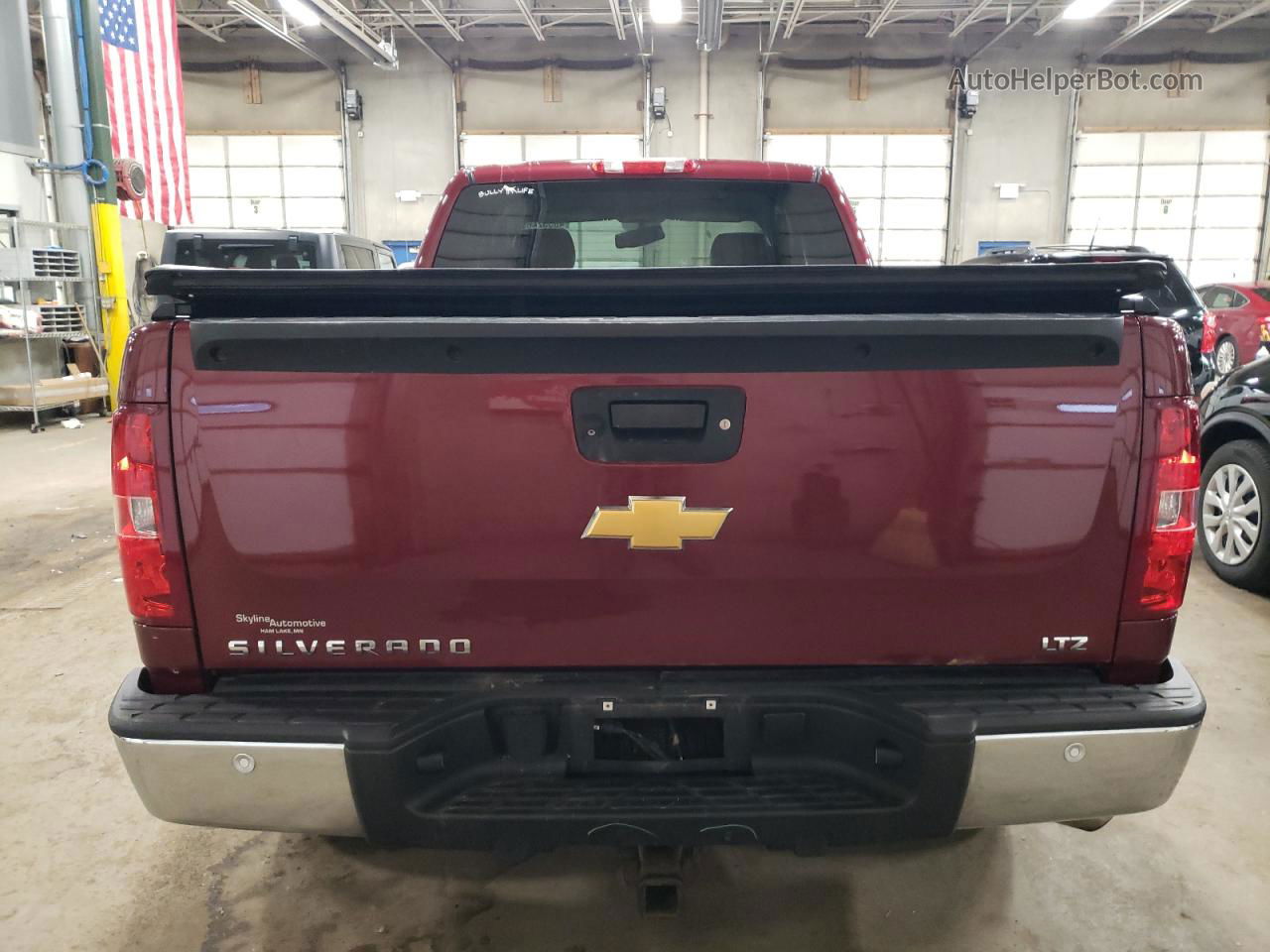 2013 Chevrolet Silverado K1500 Ltz Red vin: 1GCRKTE79DZ203446