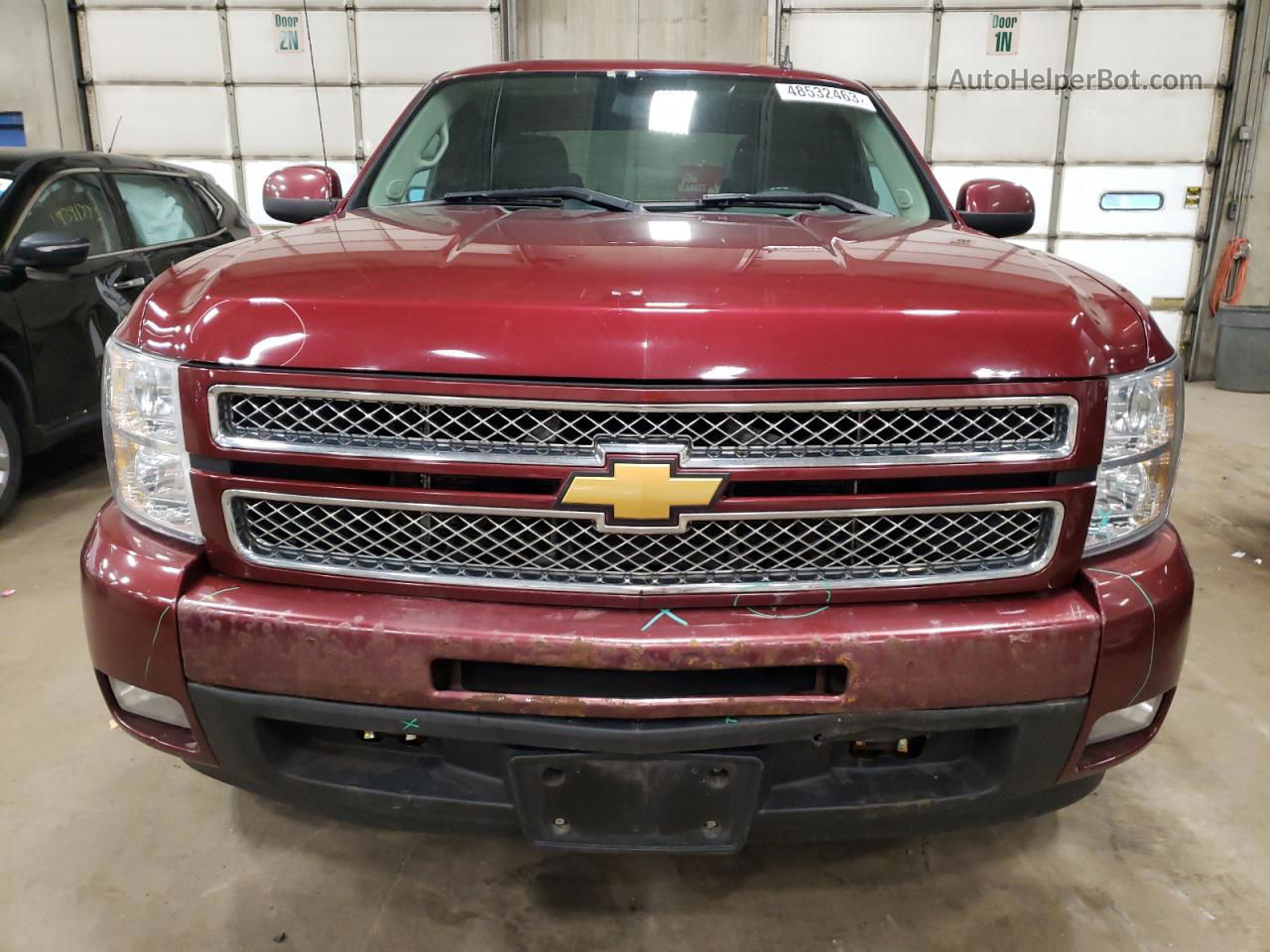 2013 Chevrolet Silverado K1500 Ltz Red vin: 1GCRKTE79DZ203446