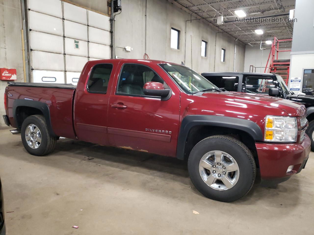 2013 Chevrolet Silverado K1500 Ltz Red vin: 1GCRKTE79DZ203446