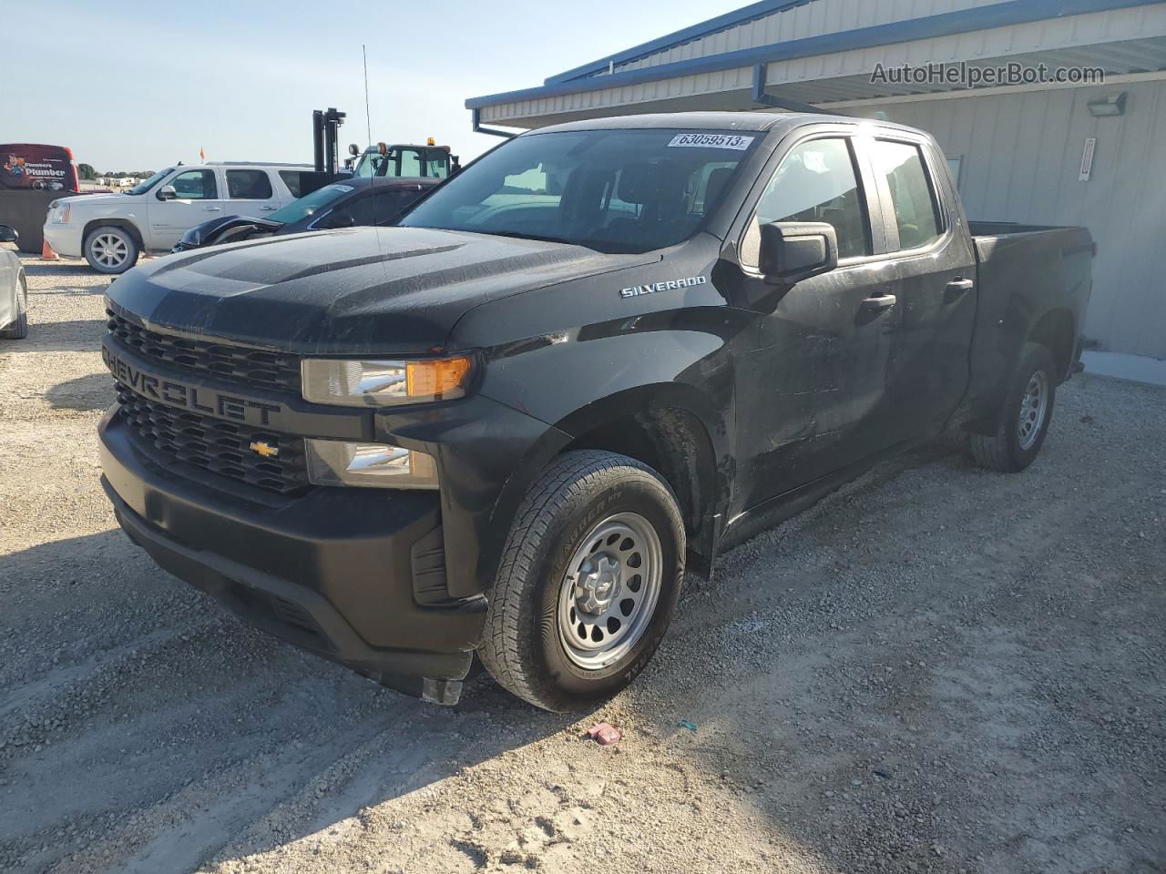 2019 Chevrolet Silverado C1500 Черный vin: 1GCRWAEH0KZ408006