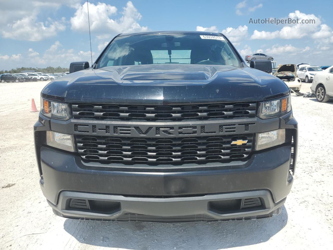 2019 Chevrolet Silverado C1500 Black vin: 1GCRWAEH0KZ408006