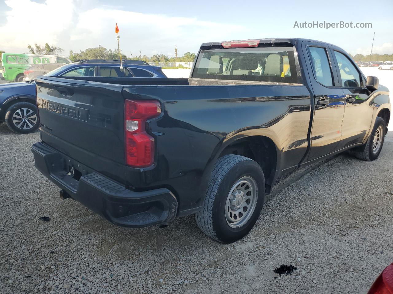 2019 Chevrolet Silverado C1500 Black vin: 1GCRWAEH0KZ408006