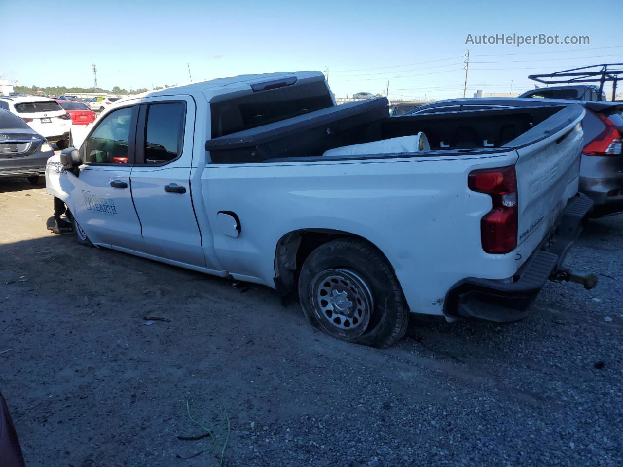 2019 Chevrolet Silverado C1500 White vin: 1GCRWAEH1KZ290659