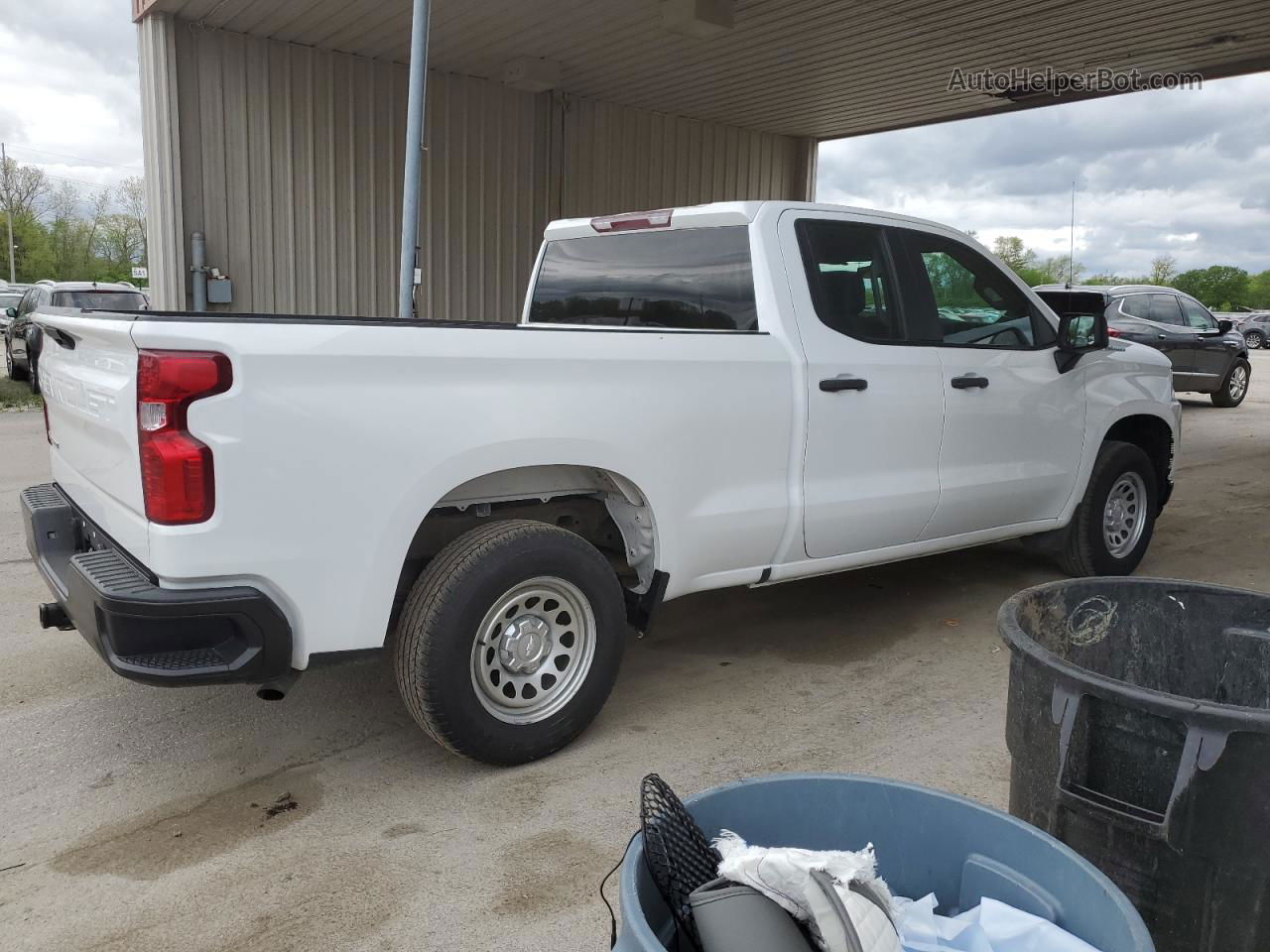 2019 Chevrolet Silverado C1500 Белый vin: 1GCRWAEH4KZ277176