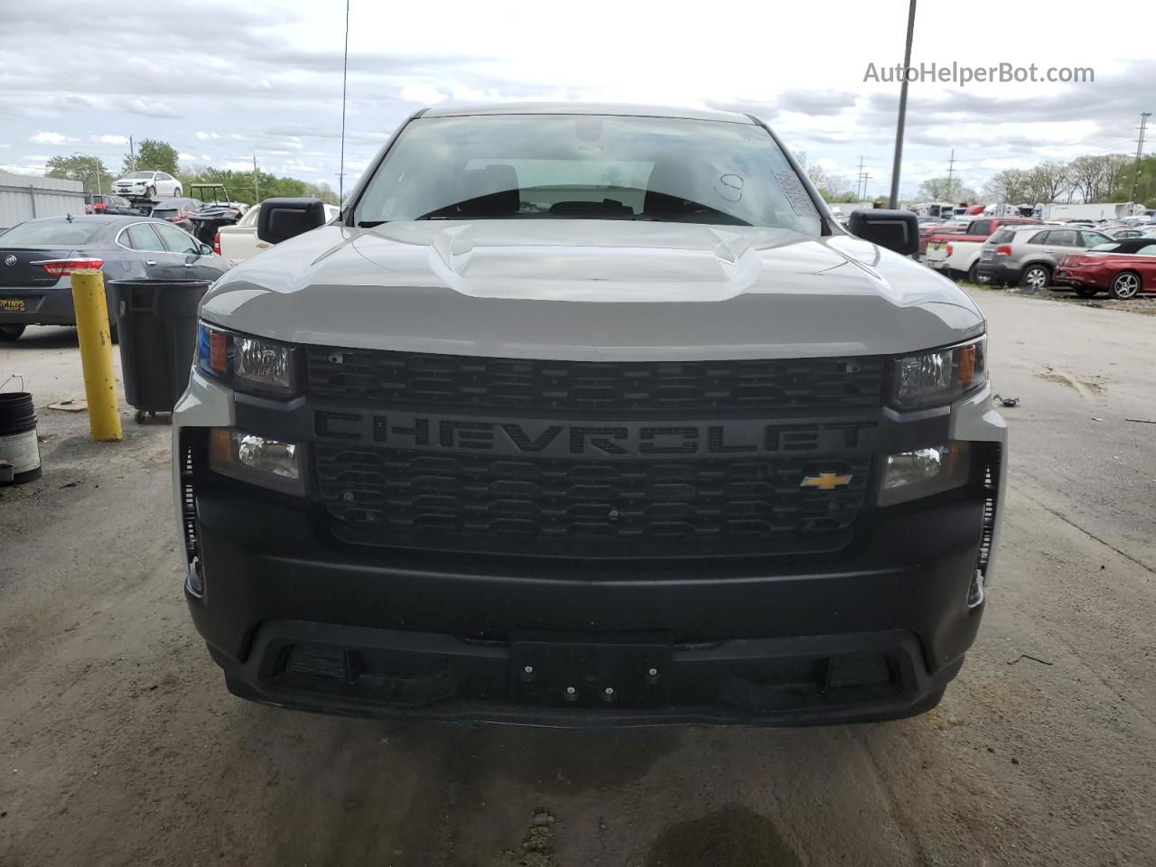 2019 Chevrolet Silverado C1500 Белый vin: 1GCRWAEH4KZ277176