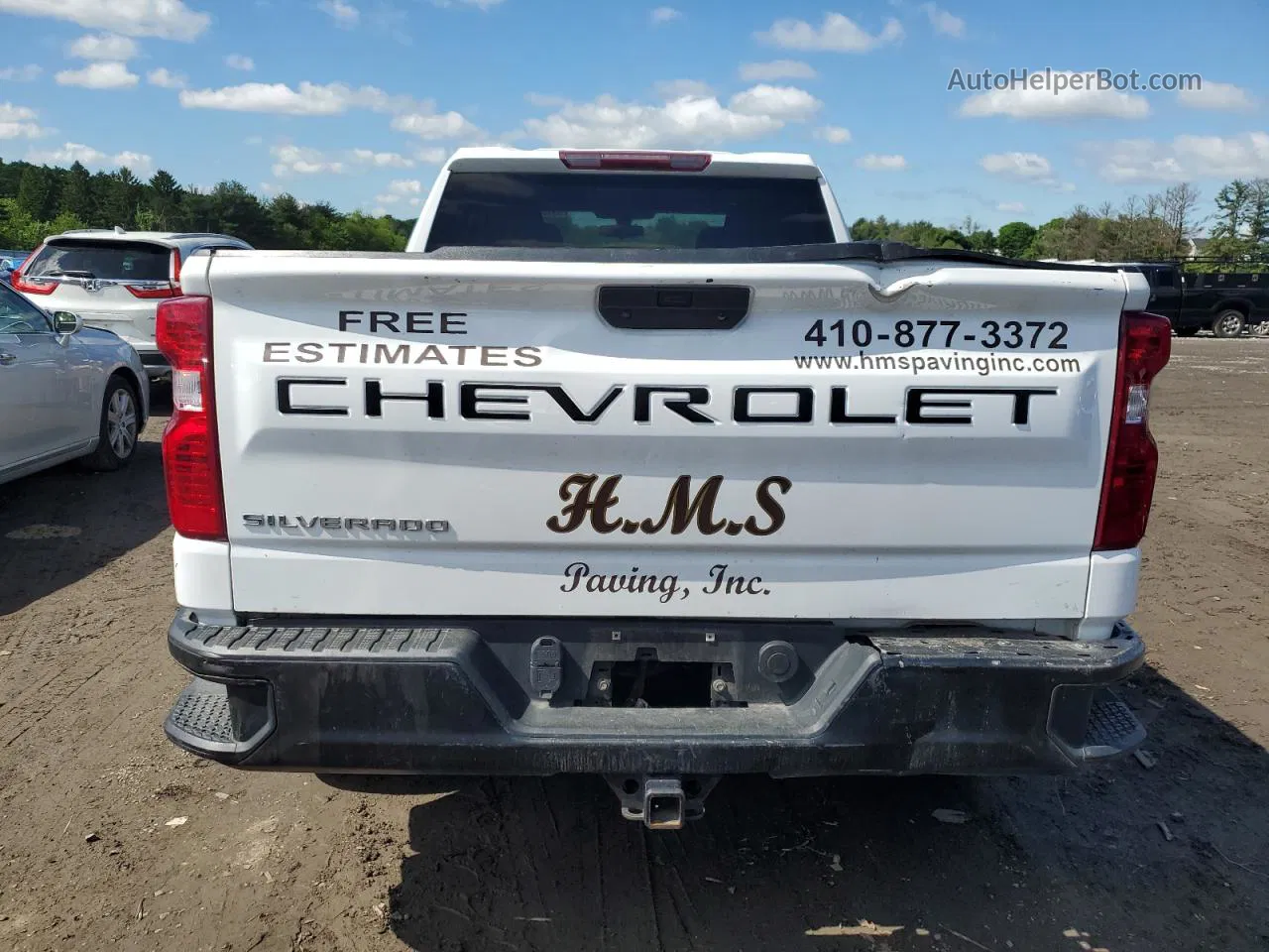 2019 Chevrolet Silverado C1500 White vin: 1GCRWAEH5KZ317507