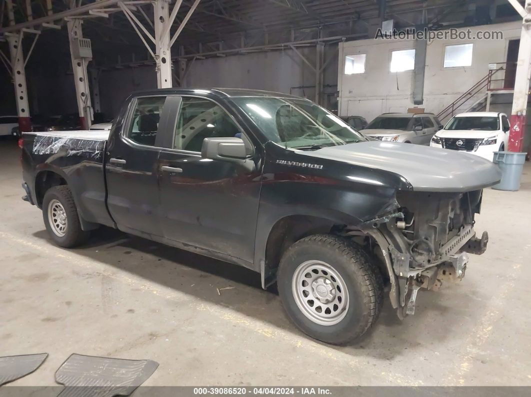 2019 Chevrolet Silverado 1500 Work Truck Black vin: 1GCRWAEH8KZ369469