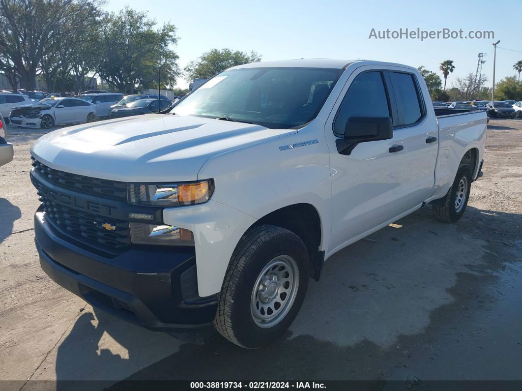 2019 Chevrolet Silverado 1500 Work Truck White vin: 1GCRWAEH9KZ284219