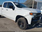 2019 Chevrolet Silverado 1500 Work Truck White vin: 1GCRWAEH9KZ284219