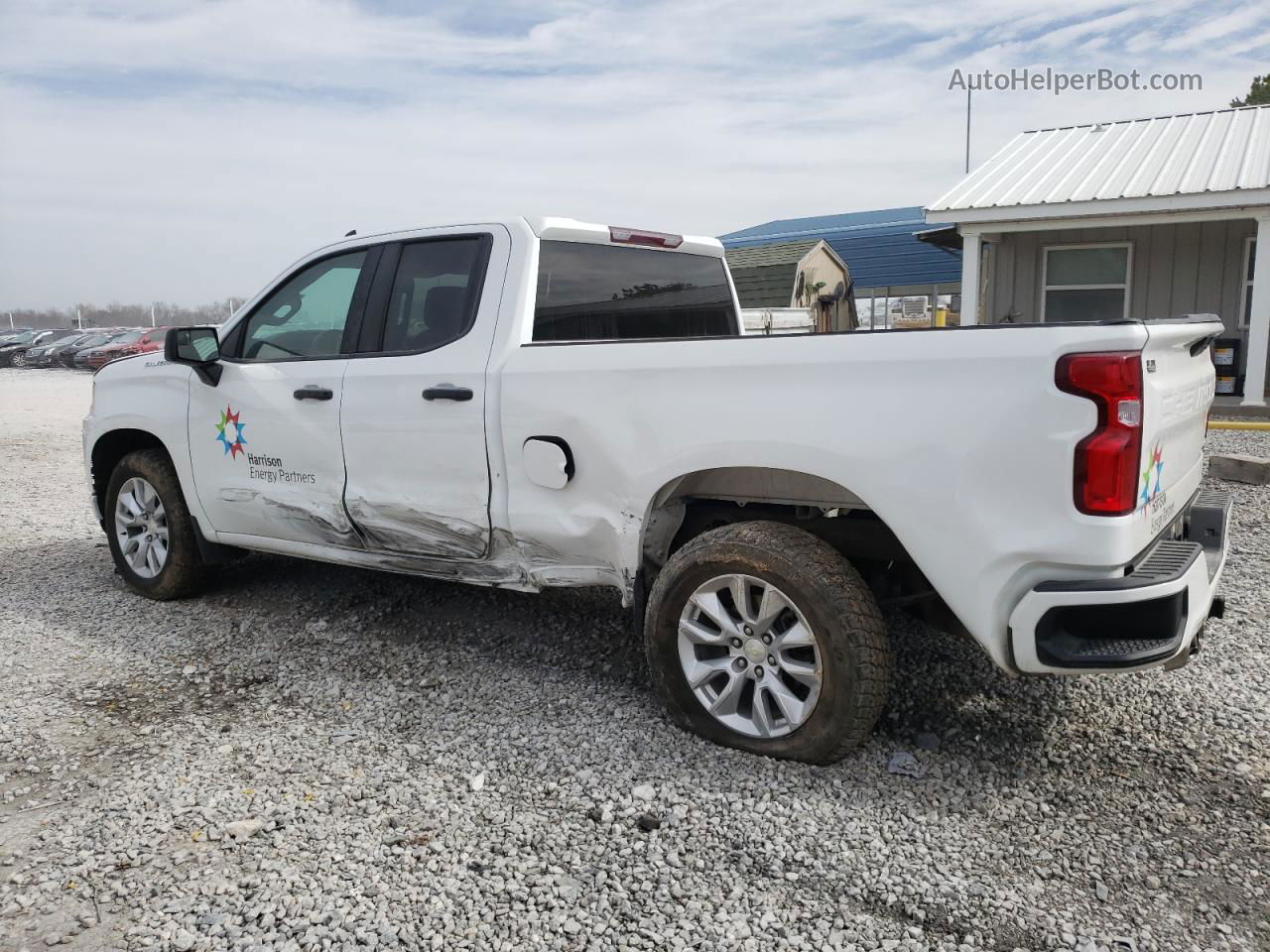 2019 Chevrolet Silverado C1500 Custom White vin: 1GCRWBEF7KZ205120