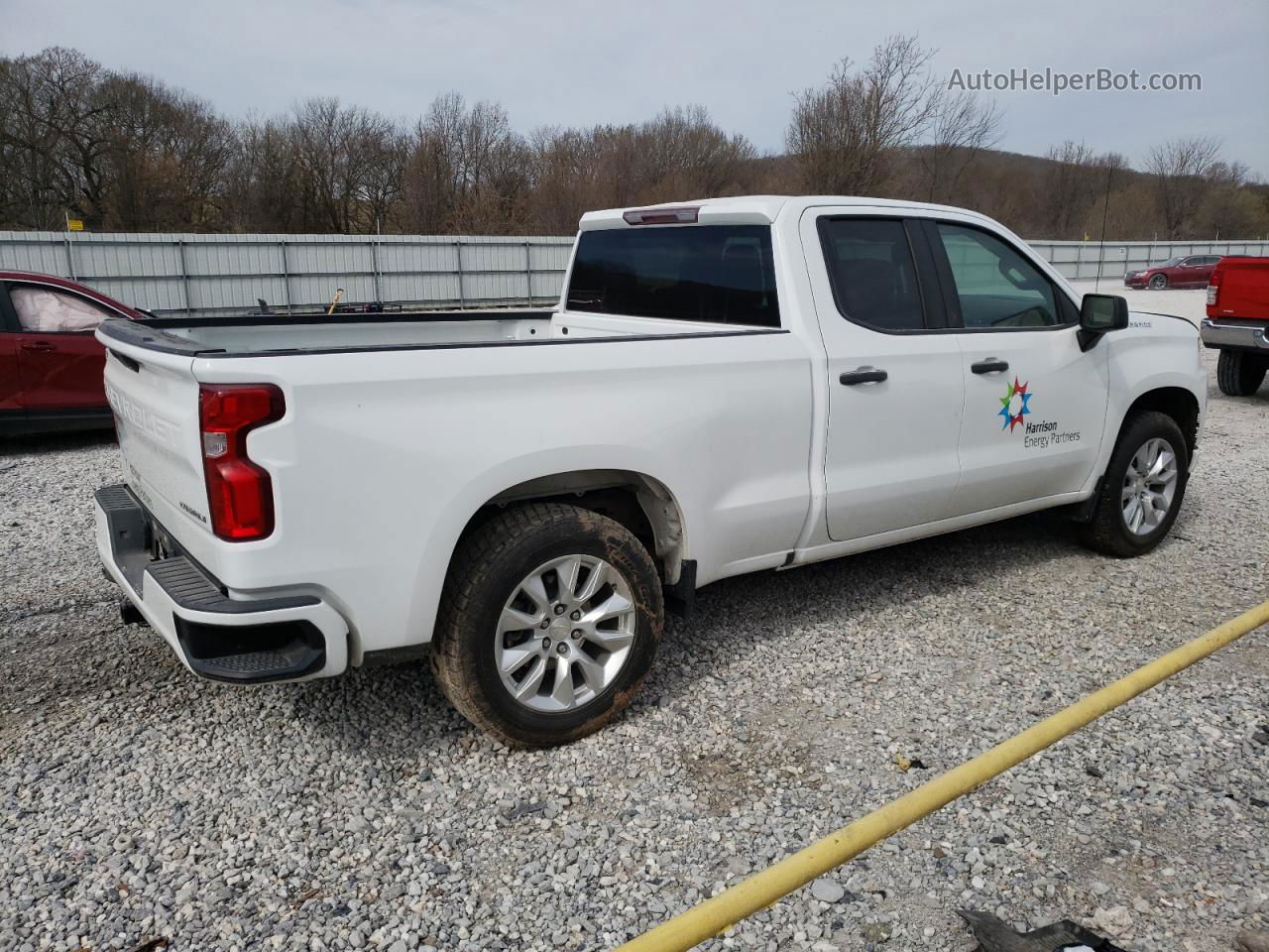 2019 Chevrolet Silverado C1500 Custom Белый vin: 1GCRWBEF7KZ205120