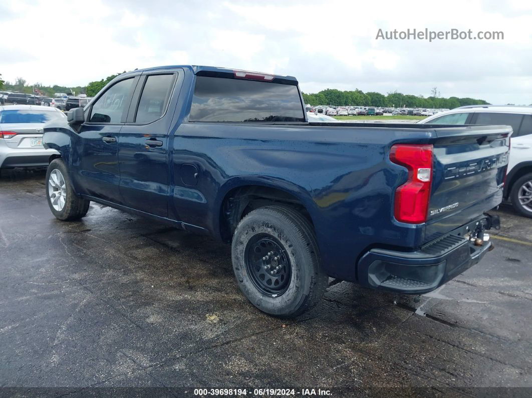 2019 Chevrolet Silverado 1500 Silverado Custom Dark Blue vin: 1GCRWBEH0KZ380732