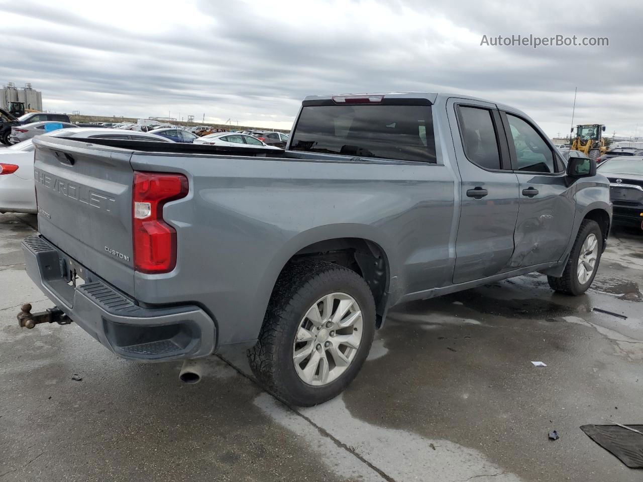 2019 Chevrolet Silverado C1500 Custom Gray vin: 1GCRWBEH8KZ402329