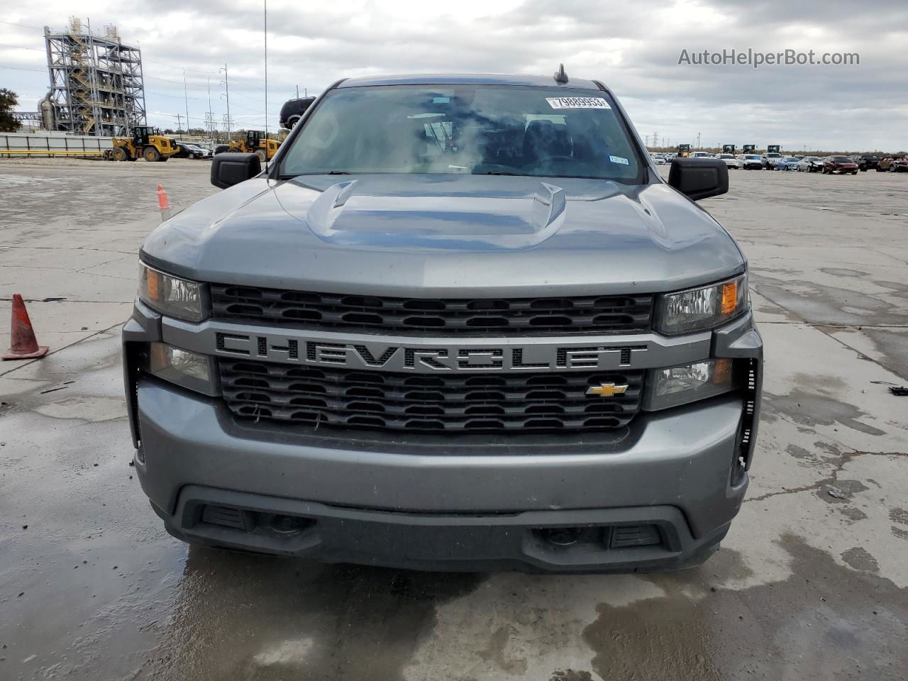 2019 Chevrolet Silverado C1500 Custom Gray vin: 1GCRWBEH8KZ402329