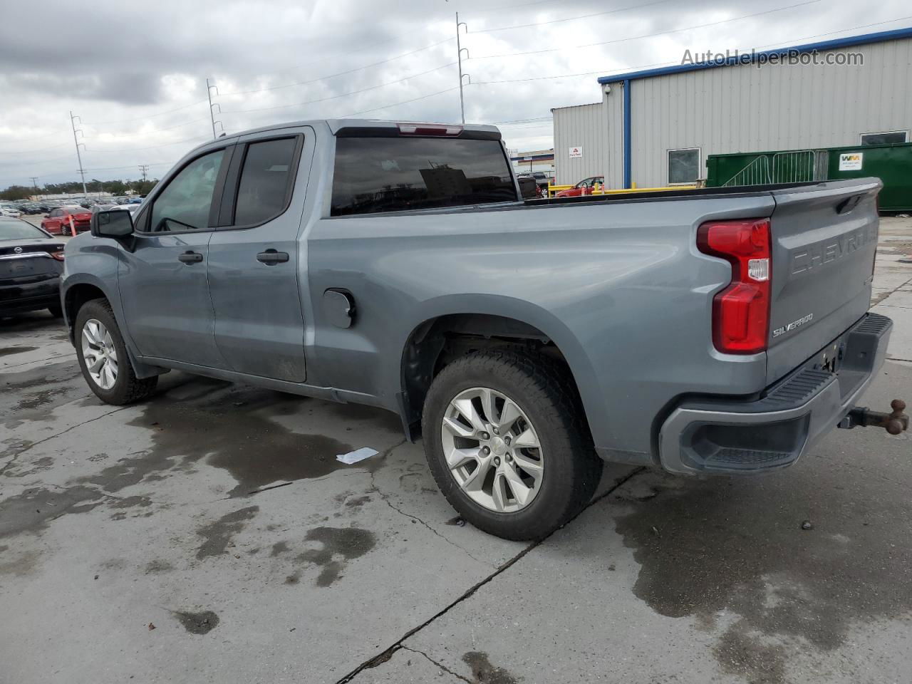 2019 Chevrolet Silverado C1500 Custom Gray vin: 1GCRWBEH8KZ402329