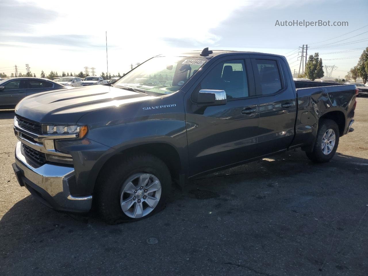 2019 Chevrolet Silverado C1500 Lt Синий vin: 1GCRWCED8KZ269719