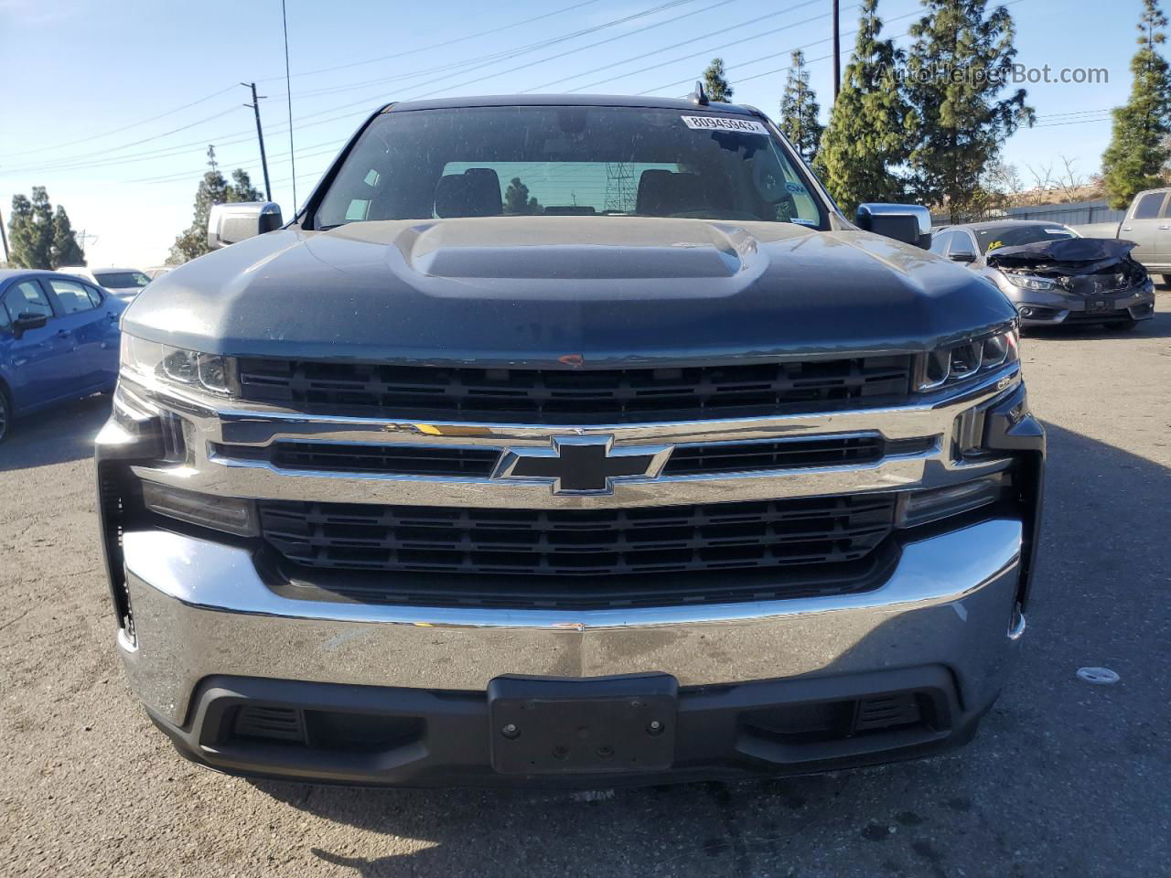 2019 Chevrolet Silverado C1500 Lt Blue vin: 1GCRWCED8KZ269719