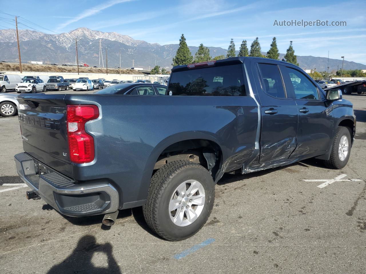 2019 Chevrolet Silverado C1500 Lt Blue vin: 1GCRWCED8KZ269719