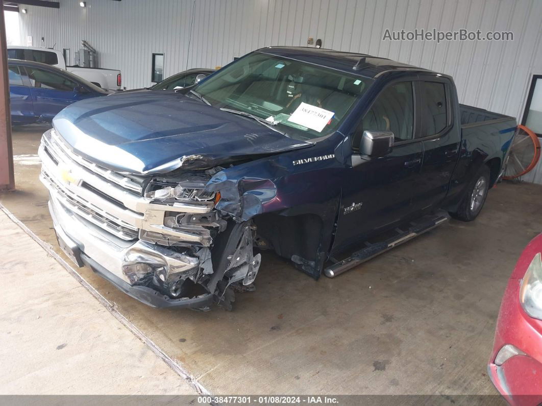 2019 Chevrolet Silverado 1500 Lt Blue vin: 1GCRWCEK2KZ340279