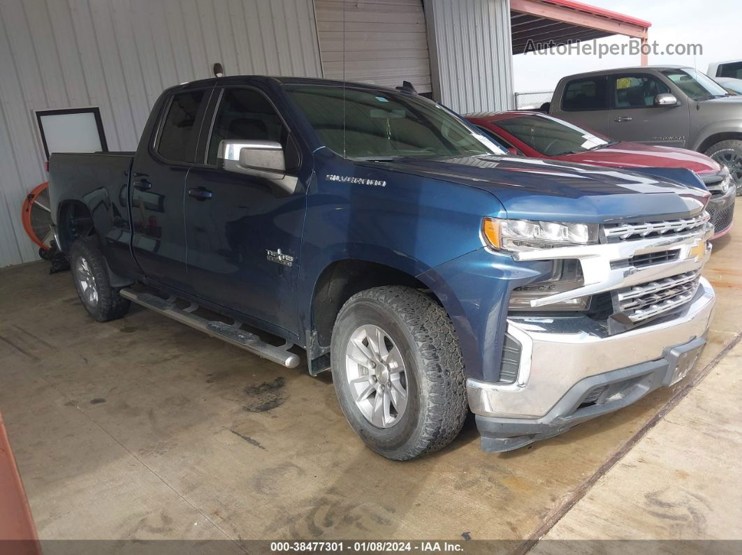 2019 Chevrolet Silverado 1500 Lt Синий vin: 1GCRWCEK2KZ340279