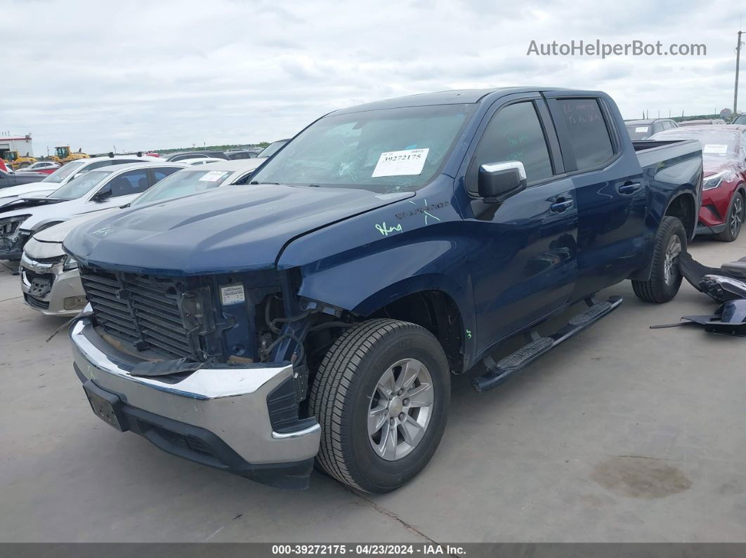 2019 Chevrolet Silverado 1500 Lt Blue vin: 1GCRWCEK8KZ196219