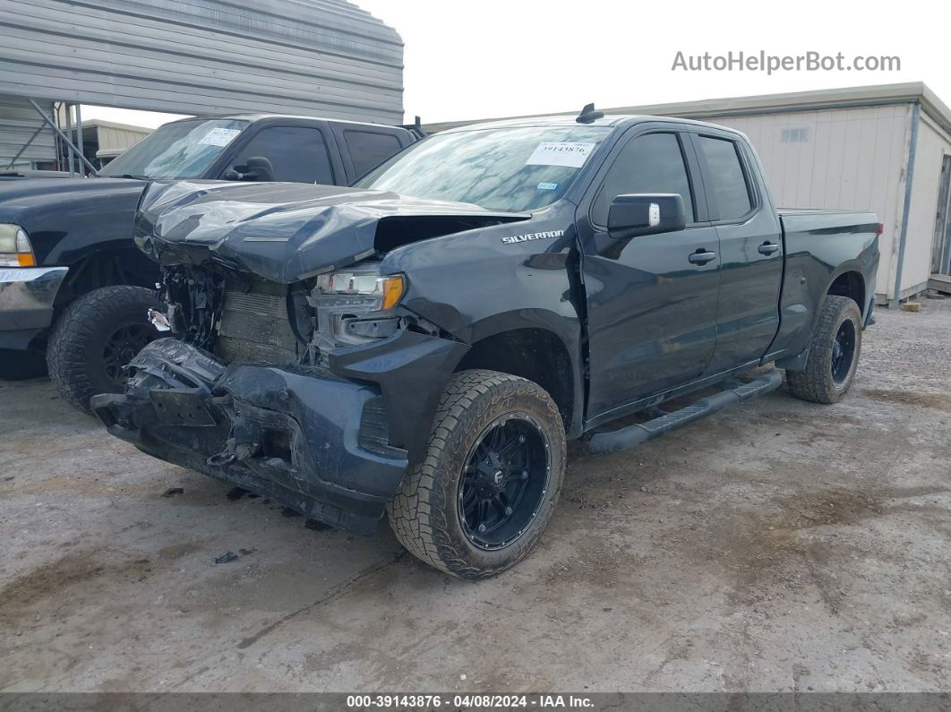 2019 Chevrolet Silverado 1500 Rst Blue vin: 1GCRWDED8KZ353657