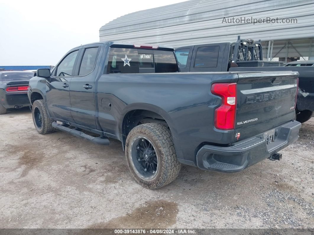 2019 Chevrolet Silverado 1500 Rst Blue vin: 1GCRWDED8KZ353657