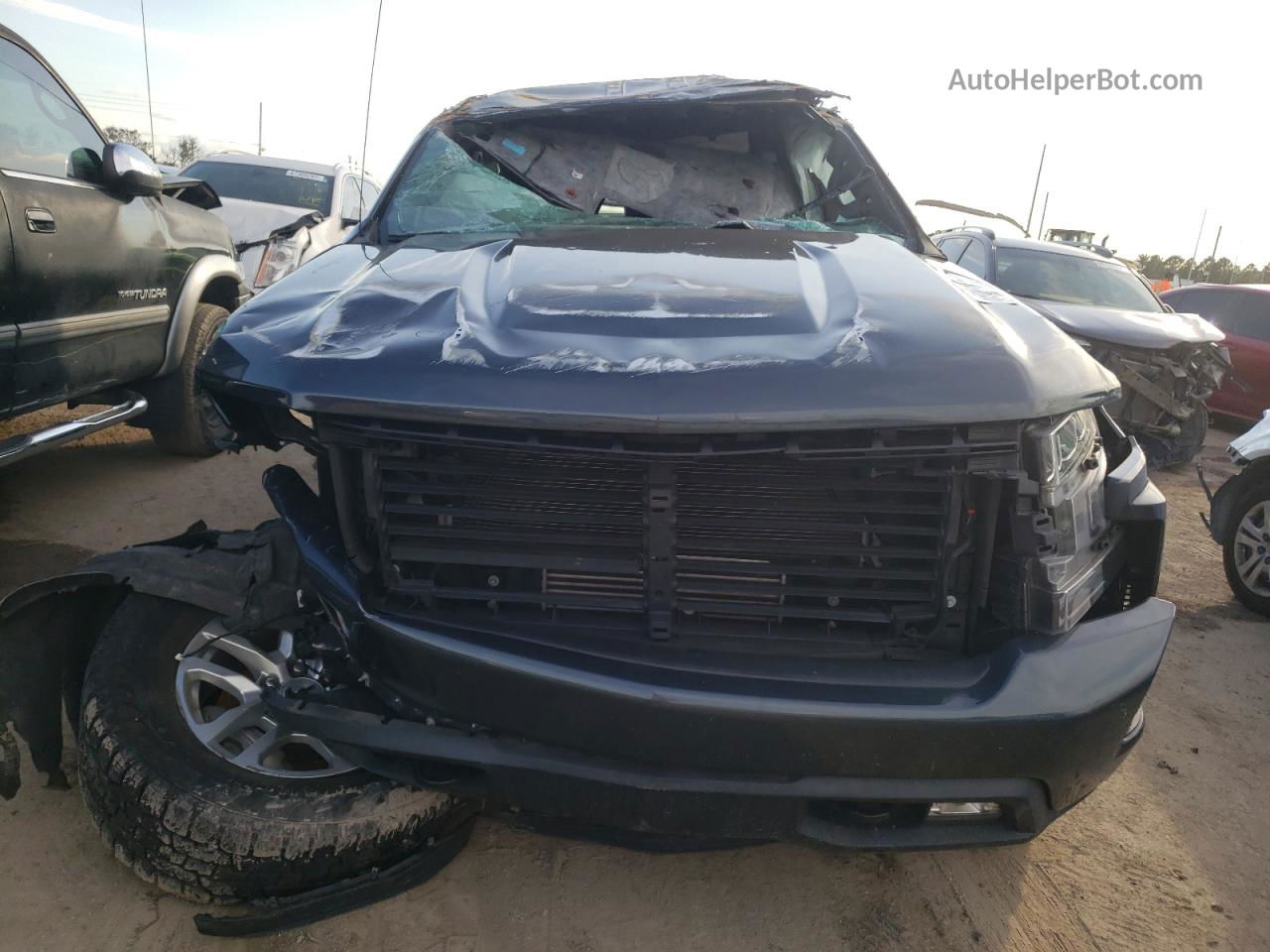 2019 Chevrolet Silverado C1500 Rst Blue vin: 1GCRWDEK4KZ346901