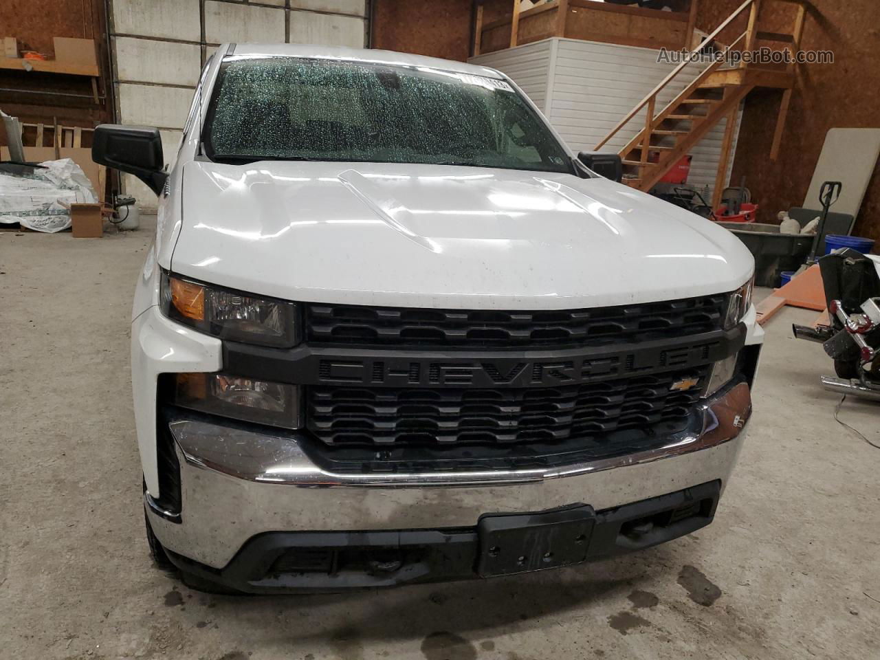 2019 Chevrolet Silverado K1500 White vin: 1GCRYAEH1KZ310922