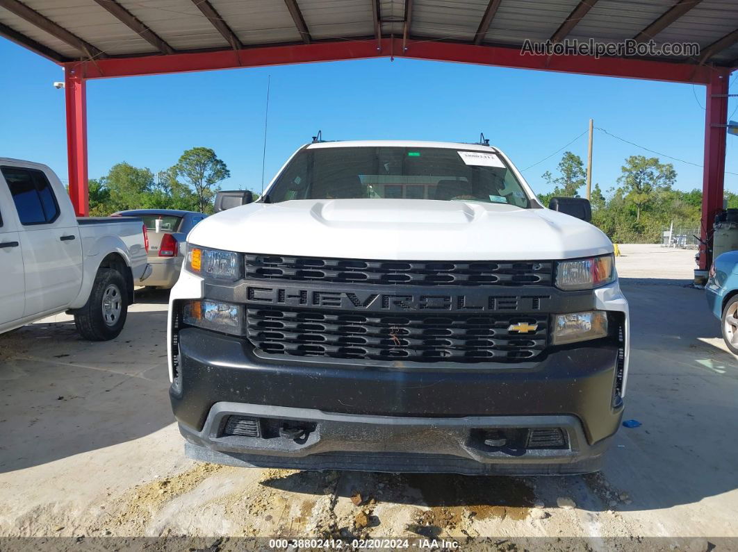 2019 Chevrolet Silverado 1500 Work Truck White vin: 1GCRYAEH5KZ283997