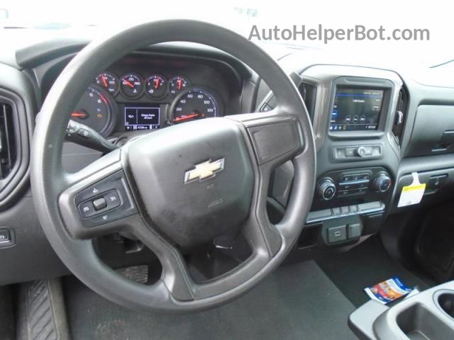 2019 Chevrolet Silverado 1500 Custom Silver vin: 1GCRYBEFXKZ260848