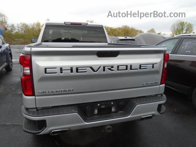 2019 Chevrolet Silverado 1500 Custom Silver vin: 1GCRYBEFXKZ260848