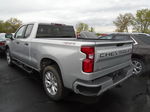 2019 Chevrolet Silverado 1500 Custom Silver vin: 1GCRYBEFXKZ260848