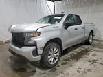 2019 Chevrolet Silverado K1500 Custom Silver vin: 1GCRYBEH5KZ388495