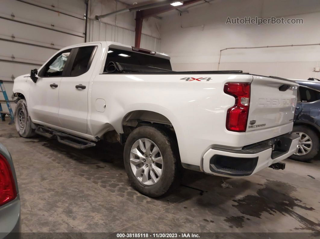 2019 Chevrolet Silverado 1500 Silverado Custom White vin: 1GCRYBEH6KZ277230