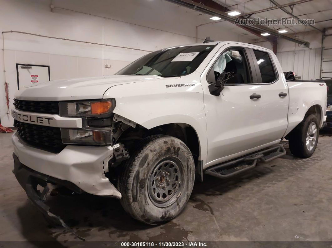 2019 Chevrolet Silverado 1500 Silverado Custom Белый vin: 1GCRYBEH6KZ277230