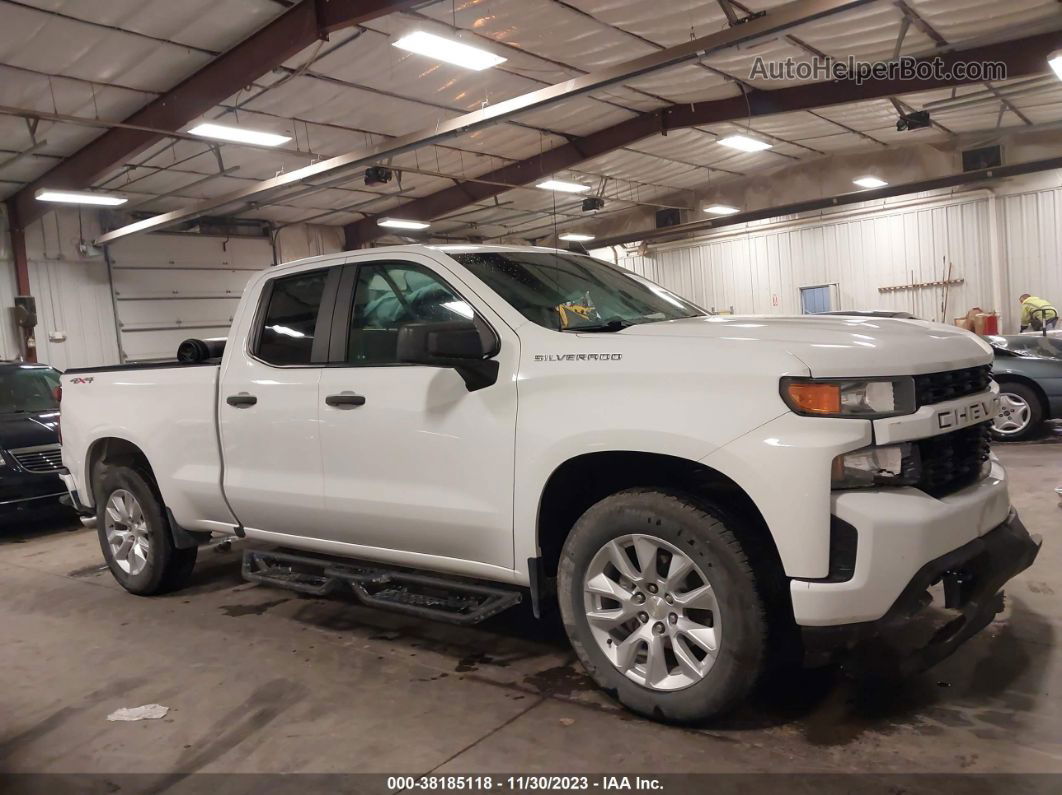 2019 Chevrolet Silverado 1500 Silverado Custom White vin: 1GCRYBEH6KZ277230