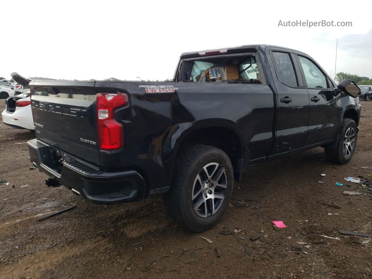 2019 Chevrolet Silverado K1500 Trail Boss Custom Черный vin: 1GCRYCEF0KZ347535