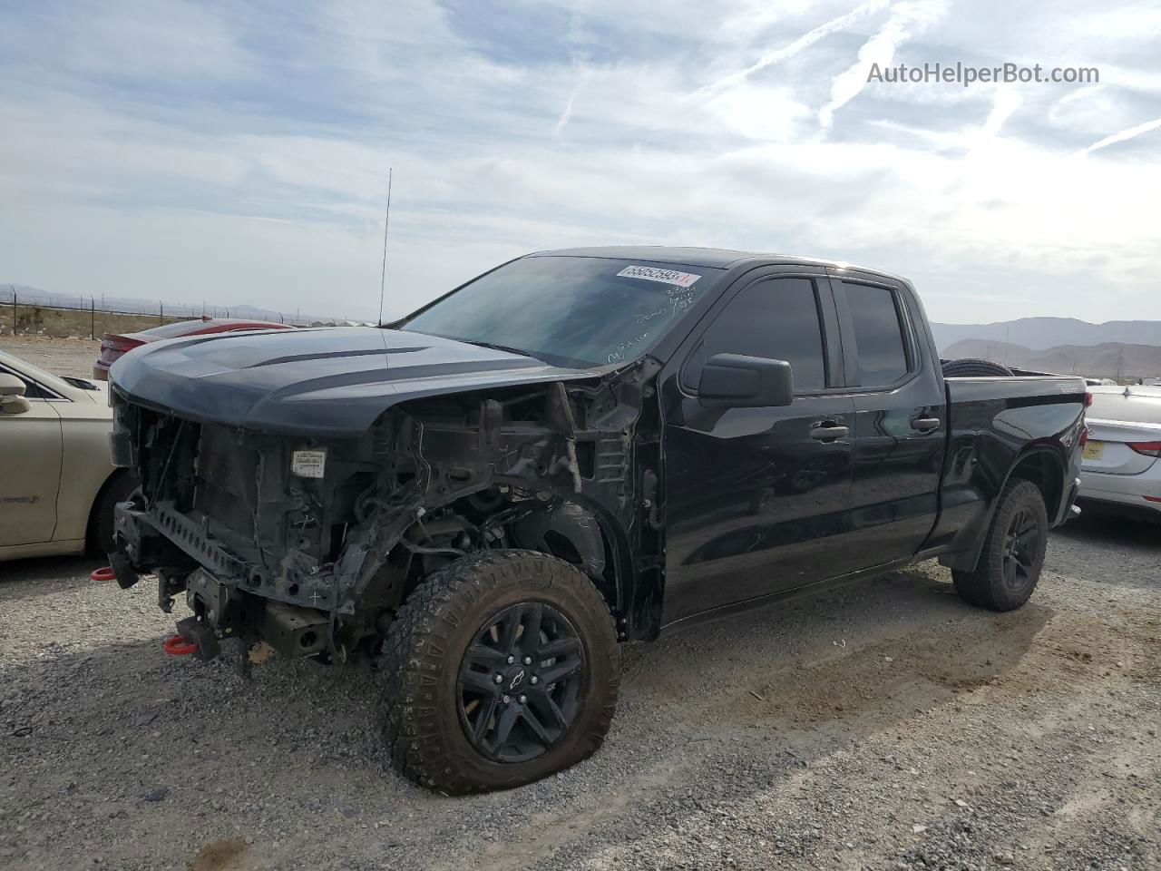 2019 Chevrolet Silverado K1500 Trail Boss Custom Black vin: 1GCRYCEH8KZ300075