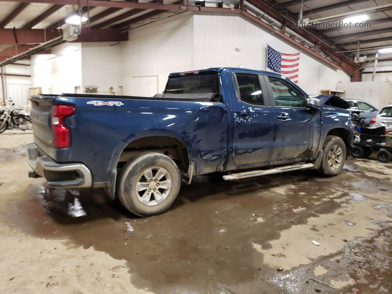 2019 Chevrolet Silverado K1500 Lt Blue vin: 1GCRYDED2KZ254617