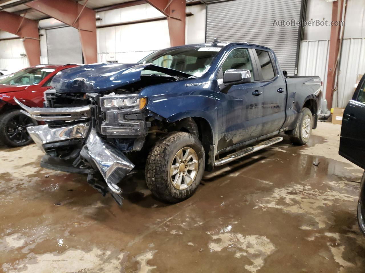 2019 Chevrolet Silverado K1500 Lt Blue vin: 1GCRYDED2KZ254617